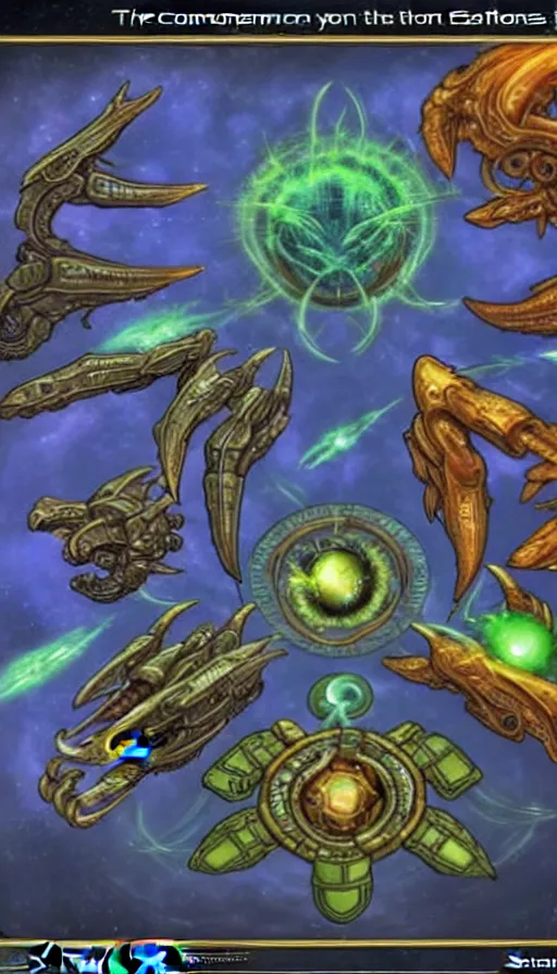 Image similar to the two complementary forces that make up all aspects and phenomena of life, from Starcraft