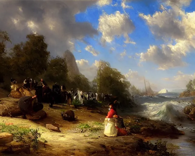 Prompt: andreas achenbach