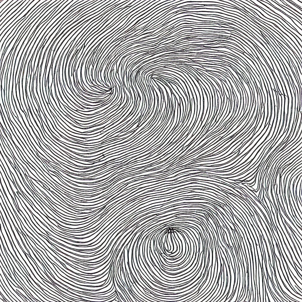 Prompt: a perfect circle, line drawing, very consistent 1 pt line, black and white