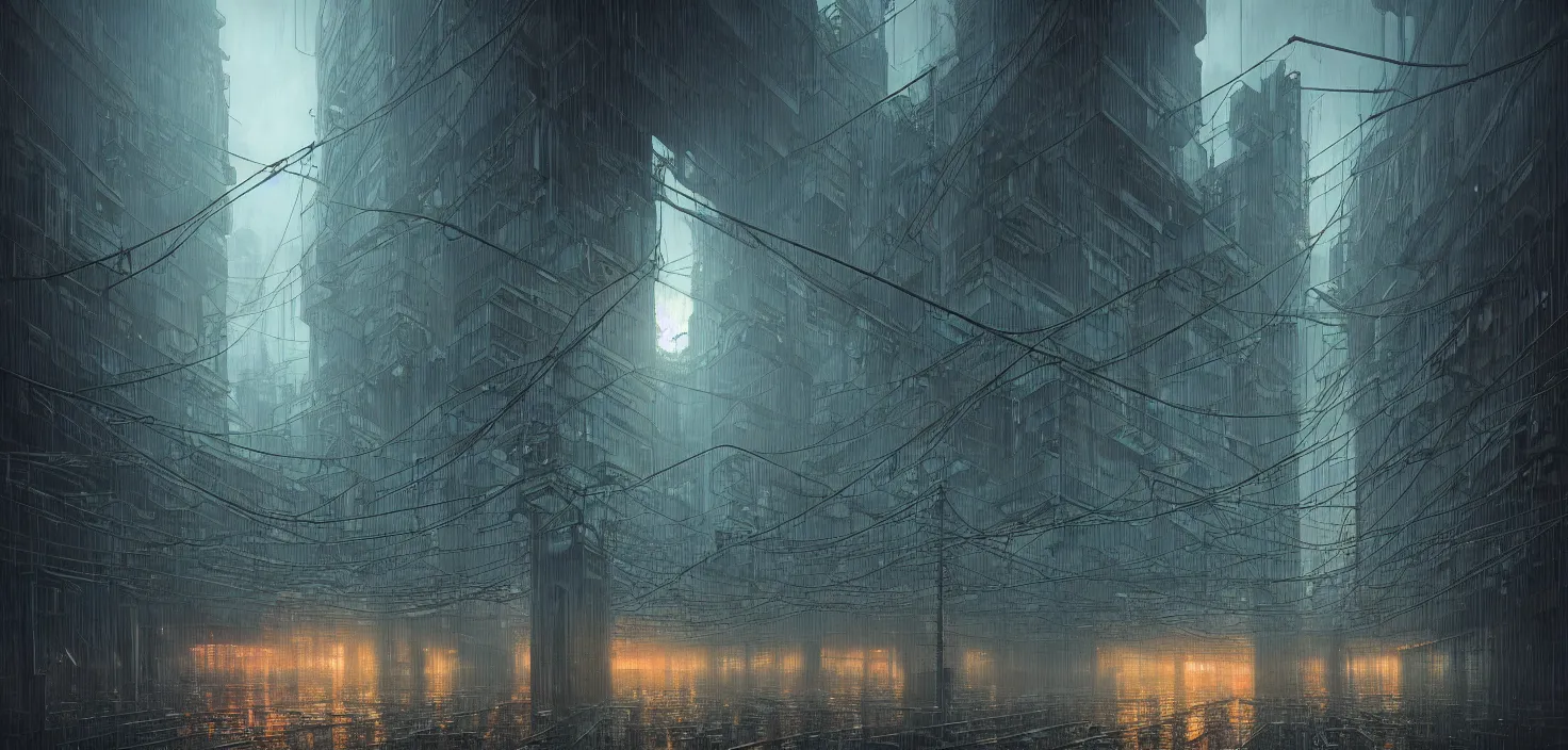 Prompt: cyberpunk neon biomorphic brutalist factories, hyperrealistic digital art masterpiece, lee madgwick jason limon, dramatic moody lighting, long shot, wide angle, uhd 8 k, sharp focus