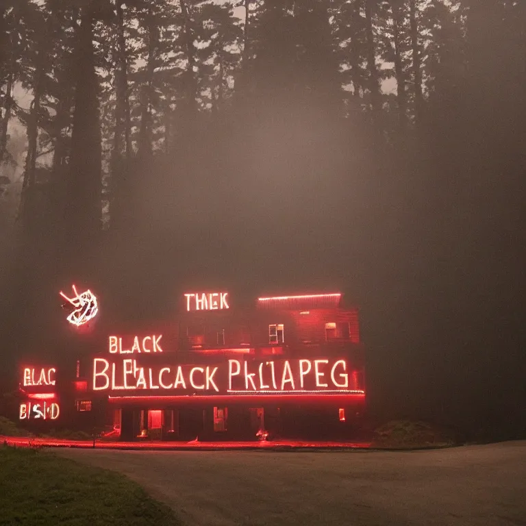 Image similar to The Black Lodge in Twin Peaks.