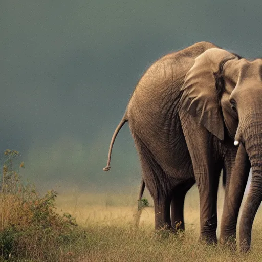 Image similar to a cat - elephant, wildlife photography