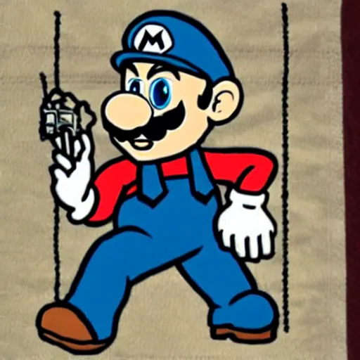 Image similar to super Mario nazi Germany