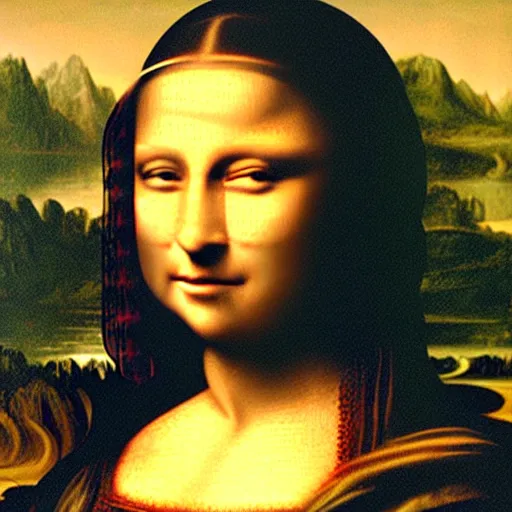 Image similar to kanye west in the style of mona lisa