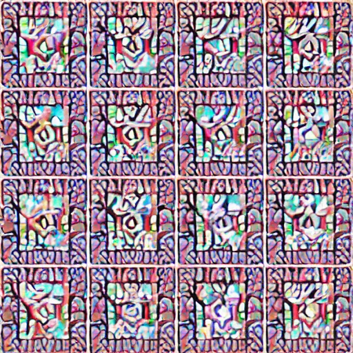 Image similar to square pattern, digital art, best quality, design