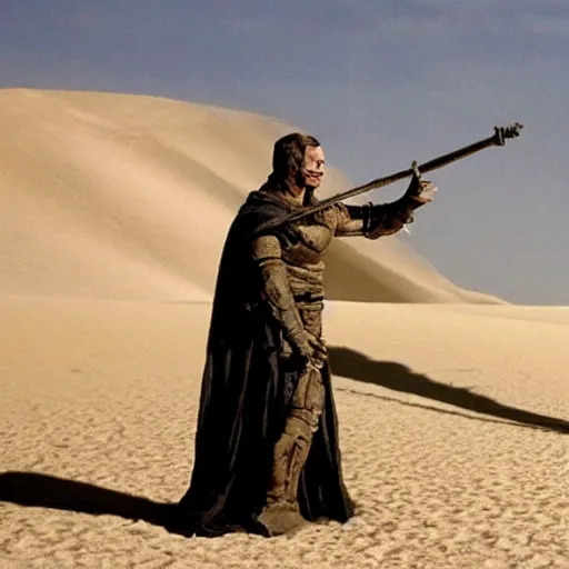 Image similar to sand wraith movie still amazing