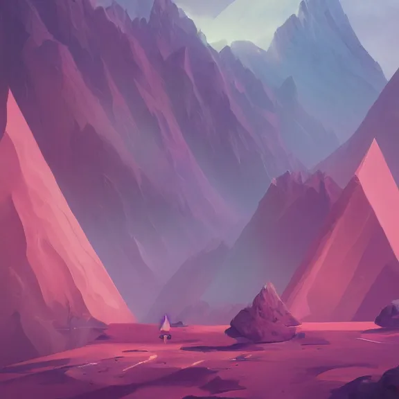 Image similar to pink triangle, by sylvain sarrailh, rossdraws, ambient light, ultra detailed, fantasy artwork, 8 k, volumetric lighting, trending on artstation, award winning, beautiful scenery, very very very very very very very beautiful.