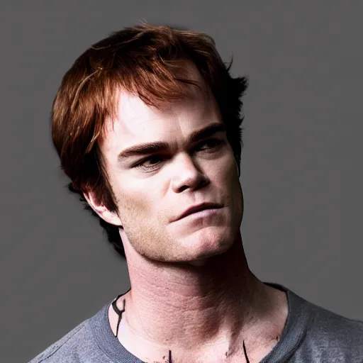 Image similar to dexter morgan as edward cullen in twilight movie with sparkling skin, 8 k, high resolution