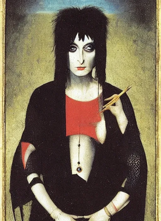 Image similar to siouxsie sioux by hieronymus bosch