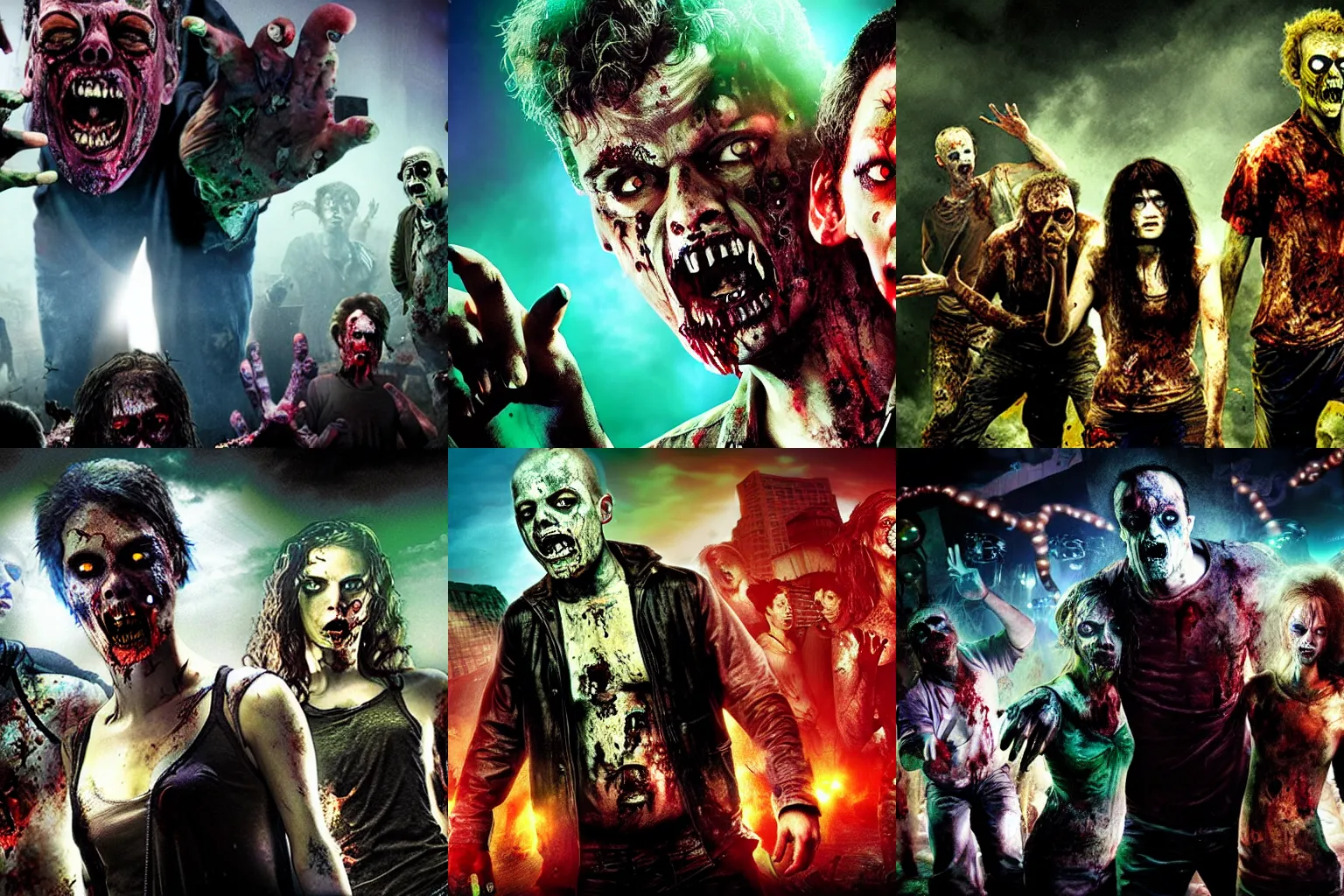 Prompt: zombies, a movie by the Wachowskis