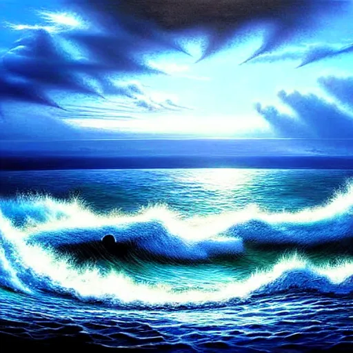 Prompt: epic scene seascape, by world best seascape artist