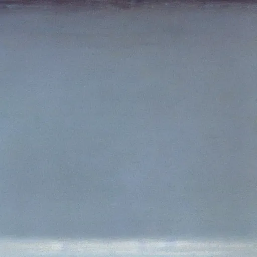 Image similar to the abstract painting'arctic void ', by caspar david friedrich!!!, by rothko!!!