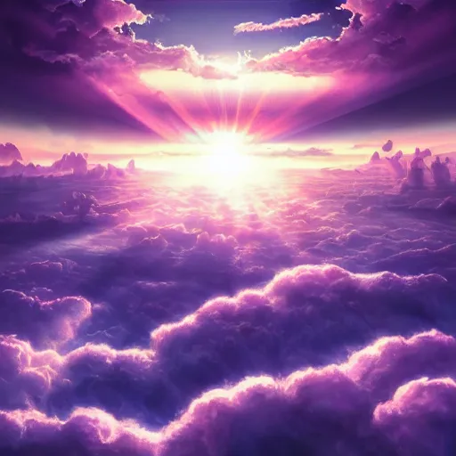 Image similar to beautiful surreal scenery artwork pixiv. gigantic architectural modern design node network of cloud computing soul dust. unthinkable dream cloud computer vast expanding lush worldly infinites. sublime god lighting, sun rays, cold colors. insanely detailed, artstation!! pixiv!! infinitely detailed