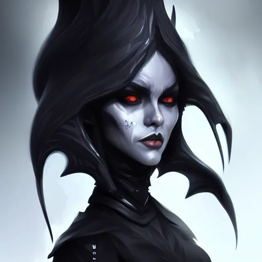 Prompt: dark witch character black colors, highly detailed, digital painting, artstation, concept art, smooth, sharp focus, illustration