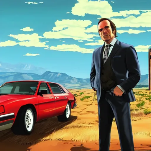 Image similar to saul goodman gta cover