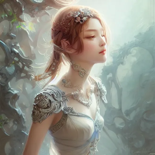 Image similar to Very detailed. intricate, elegant, highly detailed. trending on artstation, digital art, by Stanley Artgerm Lau, WLOP, Rossdraws, James Jean, Andrei Riabovitchev, Marc Simonetti, Yoshitaka Amano