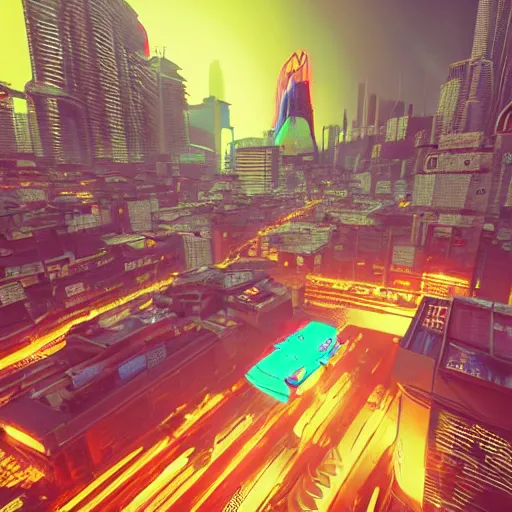 Image similar to Cyberpunk FantasyCore Kowloon giant floating eye, neon electronic, rendered in Lumion Pro, Autodesk Solidowkrs Visualize, Maya, and Cinema 4D by Iwan Baan, Greg Rutkowski, Ted Gore, Dustin Lefevre, and Jaya Su Berg, trending on artstation, cgsocciety r/art