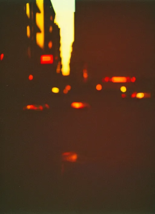 Image similar to Waiting in the car Waiting for the ride in the dark At night the city grows Look at the horizon glow Drinking in the lounge Following the neon signs Waiting for a word Looking at the milky skyline The city is my church It wraps me in its blinding twilight, cinestill 800