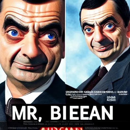 Image similar to mr bean as funny epic war hero, movie poster, 8 k hd,