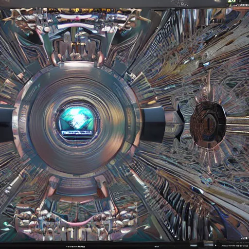 Image similar to sci-fi wall panel motherboard on the coronation of napoleon painting and point cloud in the middle, unreal engine 5, keyshot, octane, artstation trending, ultra high detail, ultra realistic, cinematic, 8k, 16k, in style of zaha hadid architecture, colors in style of nanospace Michael Menzelincev, in style of Lee SOUDER, colors in style of the Blade Runner 2049, in plastic, dark, tilt shift,