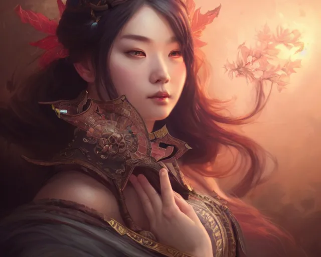 Prompt: photography of qing han, deep focus, d & d, fantasy, intricate, elegant, highly detailed, digital painting, artstation, concept art, matte, sharp focus, illustration, hearthstone, art by artgerm and greg rutkowski and alphonse mucha