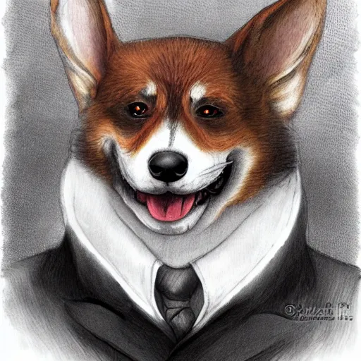 Prompt: a corgi vampire in the style of jean baptiste monge