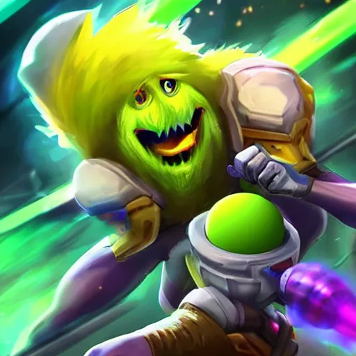 Image similar to tennis ball monster in league of legends