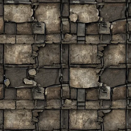 Image similar to 8k seamless texture of wall, dishonored style