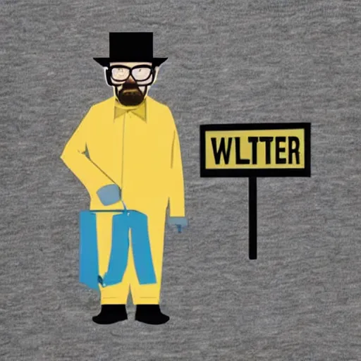 Prompt: walter white in german