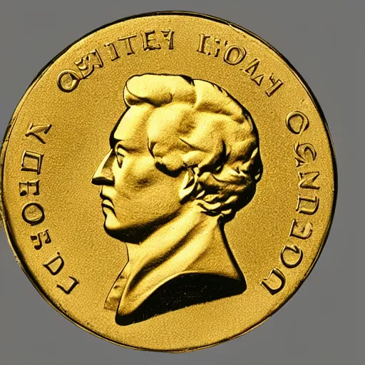 Image similar to a golden blank coin