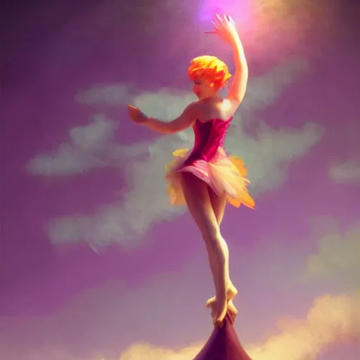 Image similar to fairie poledancer, cinematic lighting, soft bokeh, fantasy, modern, colourful, highly detailed, digital painting, artstation, deviantart, concept art, sharp focus, illustration, by Edward Hopper and Rene Magritte and Alphonse Mucha