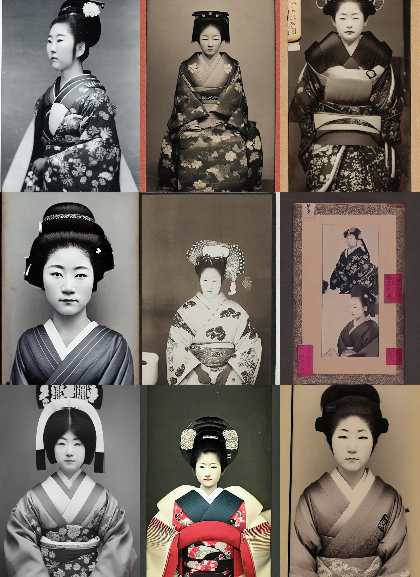 Prompt: Portrait Photograph of a Japanese Geisha Revolog SnoVlox