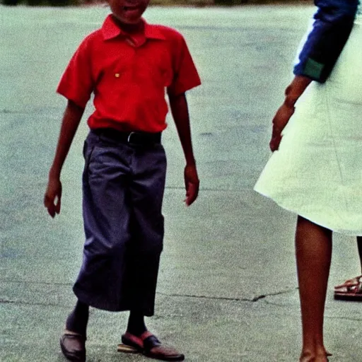 Prompt: obama as a child