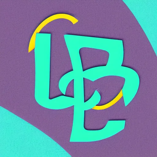 Prompt: abstract logo, vaporwave, letters a and w fusion