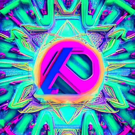 Image similar to a and w vaporwave logo, colorful, digital art, cosmic, 3 d high definition, trending on art station, photorealistic, high resolution, 8 k, octane, hyper detailed, insane details, intricate, elite, ornate, elegant trend, highly detailed and intricate, sharp focus, photography, unreal engine