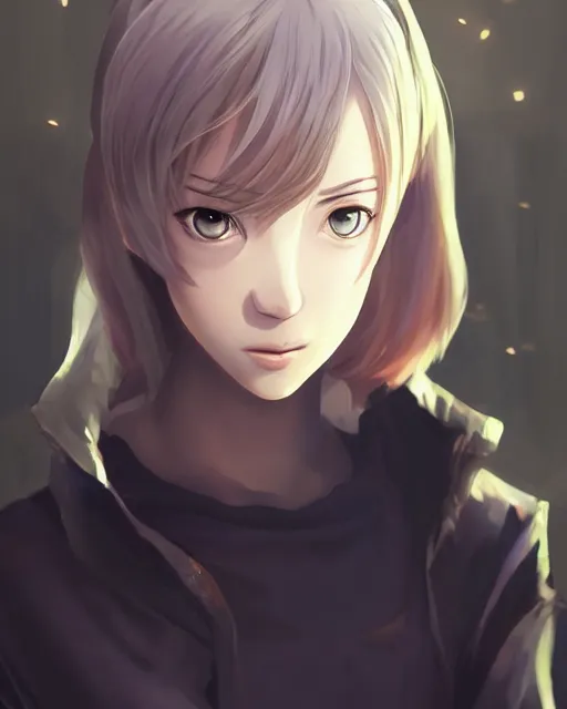 Image similar to anime yvonne strahovski, full shot, atmospheric lighting, detailed face, by makoto shinkai, stanley artgerm lau, wlop, rossdraws