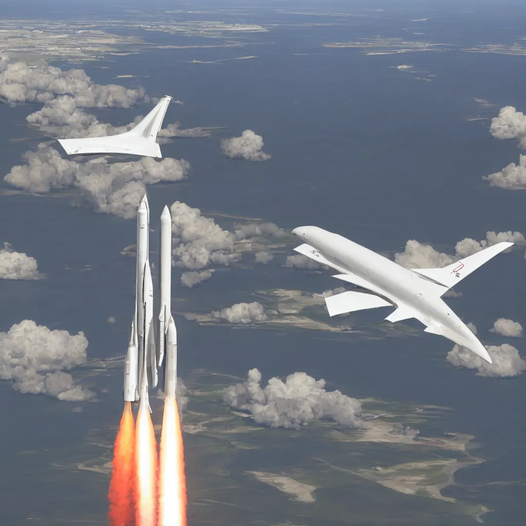 Image similar to next gen ssto launching from florida