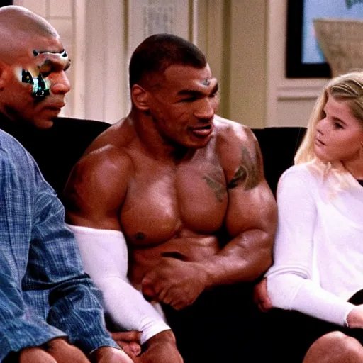 Image similar to mike tyson in friends