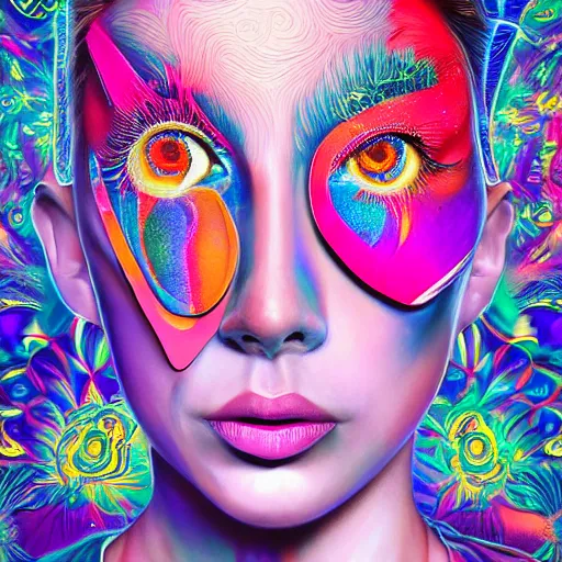 Prompt: an extremely psychedelic portrait of pepsi, surreal, lsd, face, detailed, intricate, elegant, lithe, highly detailed, digital painting, artstation, concept art, smooth, sharp focus, illustration