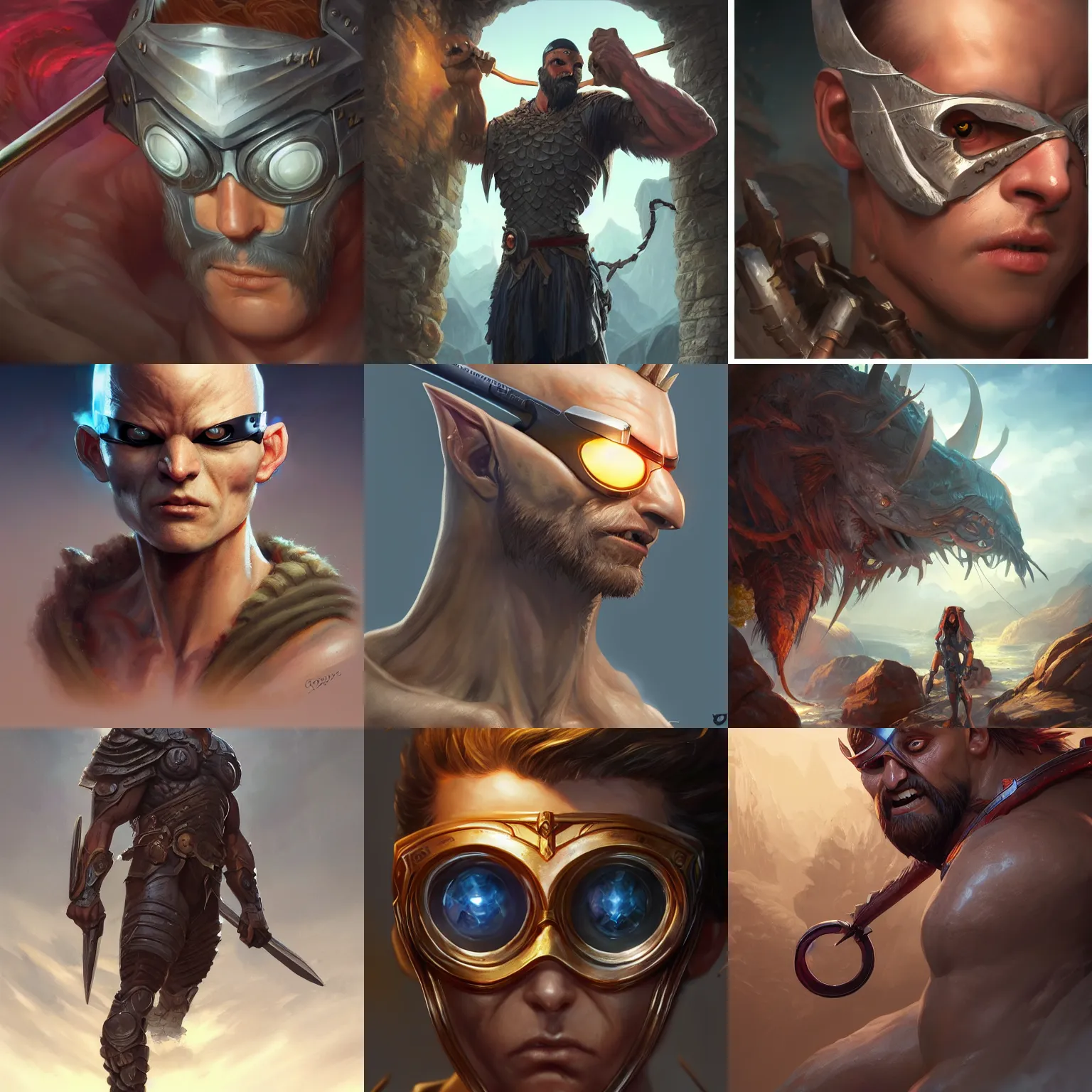 Prompt: cyclops, highly detailed, d & d, fantasy, highly detailed, digital painting, trending on artstation, concept art, sharp focus, illustration, global illumination, shaded, art by artgerm and greg rutkowski and fuji choko and viktoria gavrilenko and hoang lap