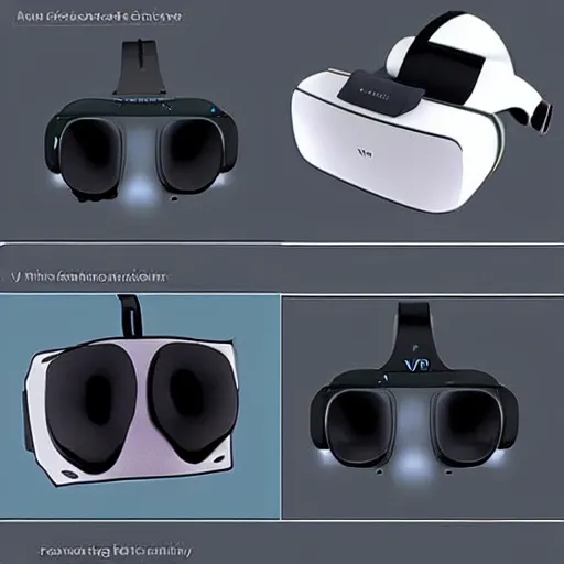 Image similar to next generation vr headset, futuristic, never seen before