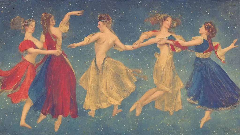 Image similar to dance of the three stars