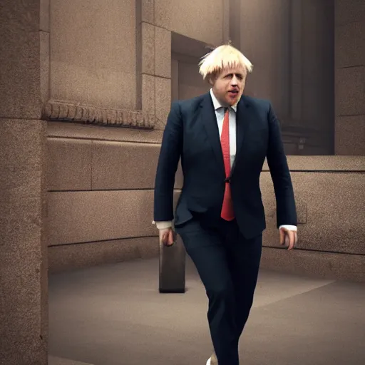 Prompt: Boris Johnson with Travis barkers body, realistic artstyle, wide shot, dramatic lighting, octane render, hyperrealistic, high quality, highly detailed, HD, beautiful, cinematic, 8k, unreal engine, facial accuracy, symmetrical