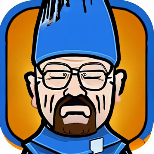 Prompt: walter white as a clash royale character