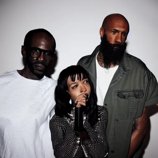 Prompt: photo of Death Grips