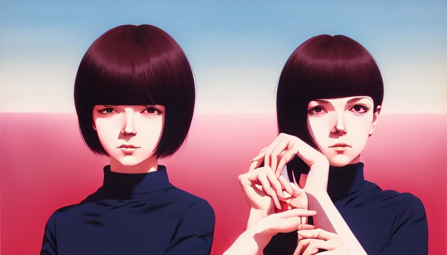 Prompt: the two complementary forces that make up all aspects and phenomena of life, by ilya kuvshinov