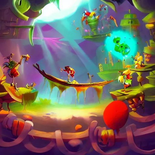 Rayman Legends' design philosophy: breathe life into concept art - Polygon