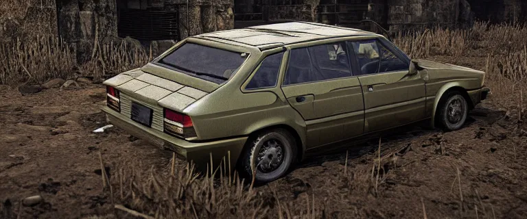 Prompt: Armored and Armed Military Audi 80 B3 Avant (1988) with a mounted M249 with soldiers on, Dark Souls 3, Eldritch Horrors, Wretched and Corrupted Knights, Battle, Fight, gunshots fired, a grim fantasy, Anor Londo, dramatic lighting, cinematic, establishing shot, extremely high detail, photorealistic, cinematic lighting, artstation, by simon stalenhag