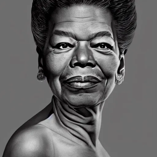 Image similar to studio portrait of maya angelou cosplay miles davis, absurdly beautiful, elegant, young sensual graceful, ultrafine hyperrealistic detailed face illustration by kim jung gi, irakli nadar, sharp focus, bright colors, matte, octopath traveler, final fantasy, unreal engine highly rendered, global illumination, radiant light, intricate environment