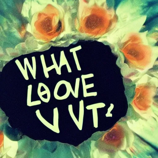 Image similar to “ what is love? ”